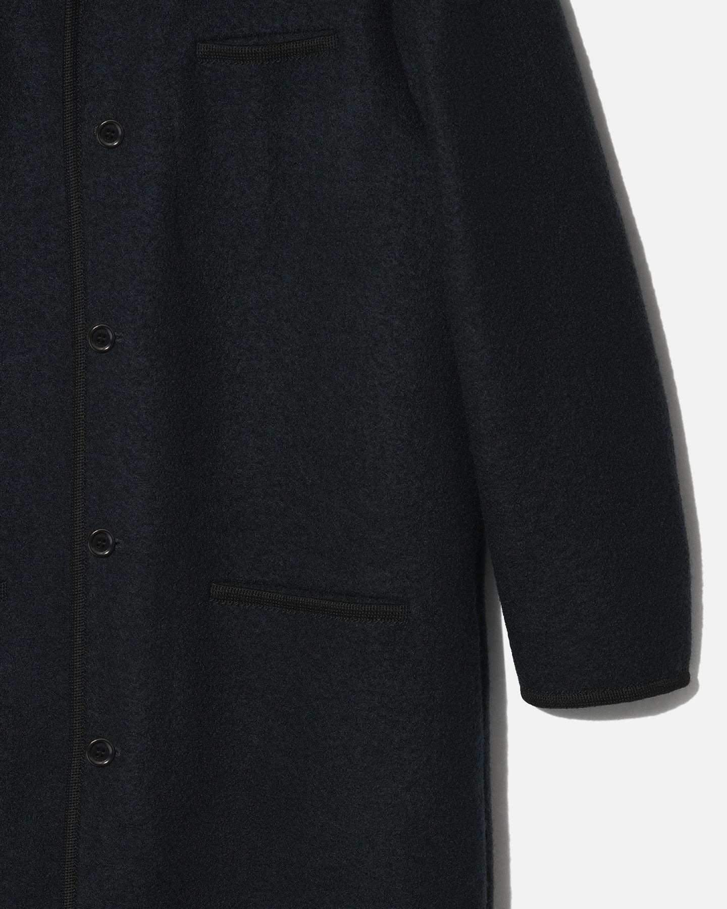 RIER | Walker coat navy | 100% natural wool | made in