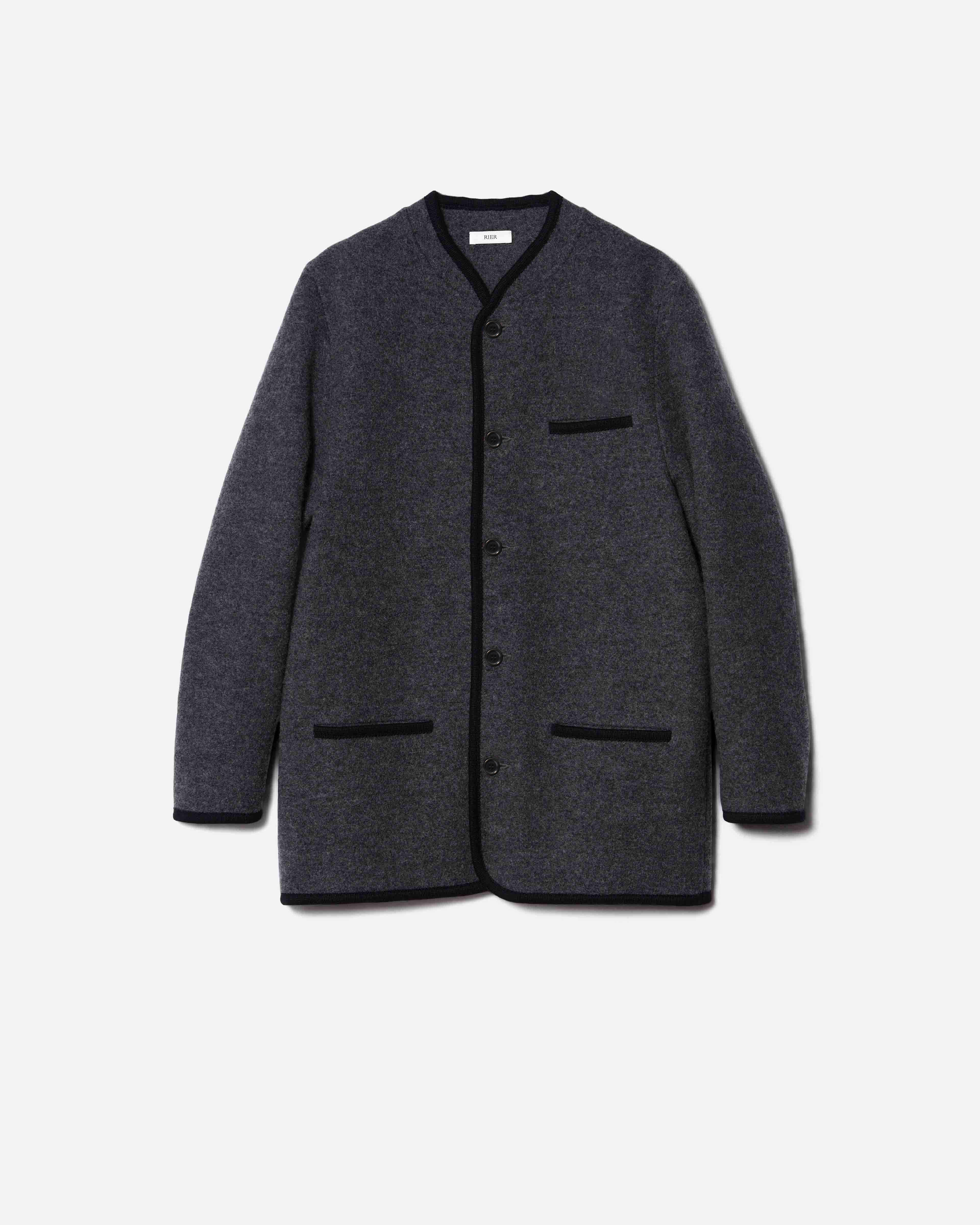 RIER — Walker jacket grey | 100% natural wool | made in Austria | Rier