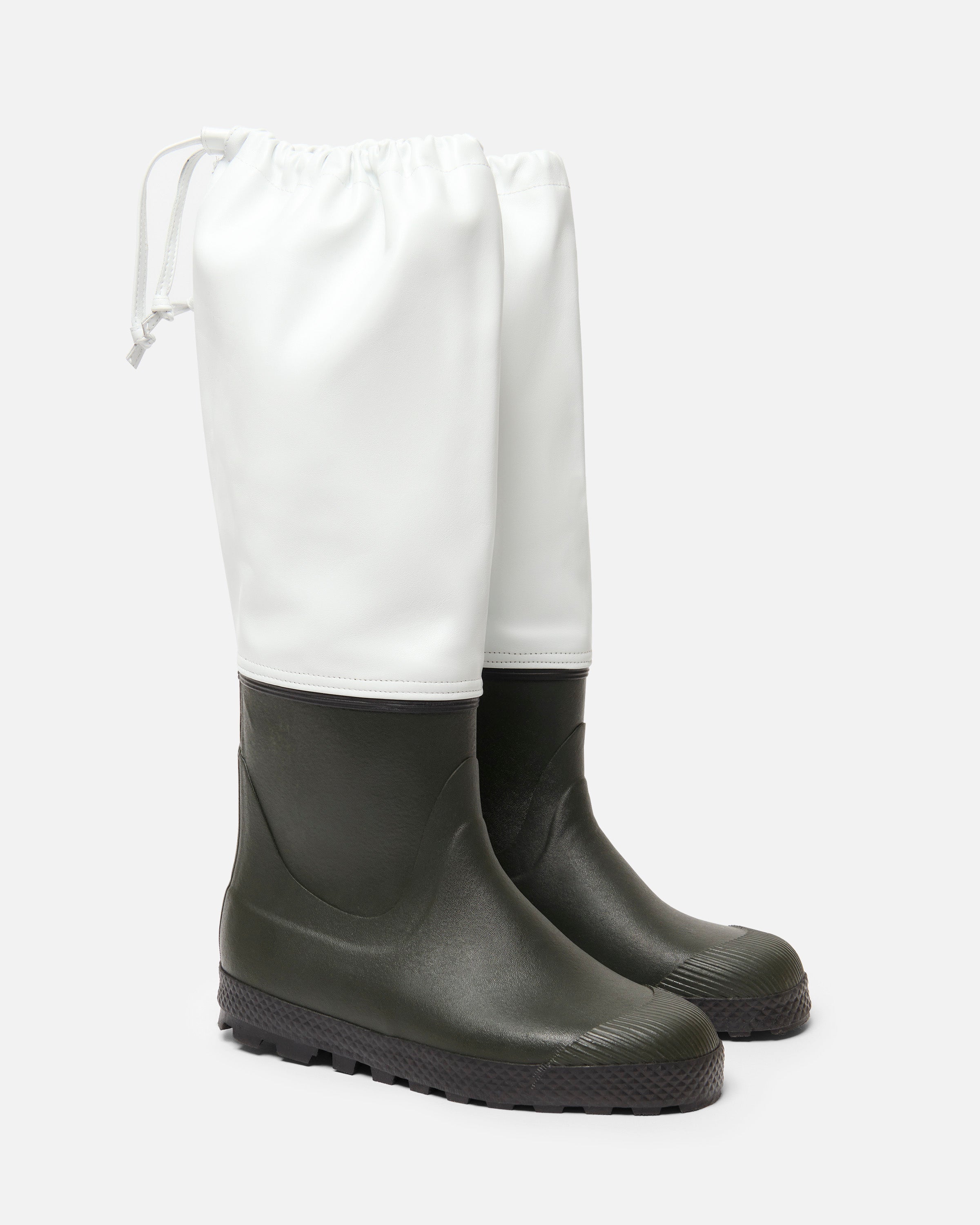 Rain boots white