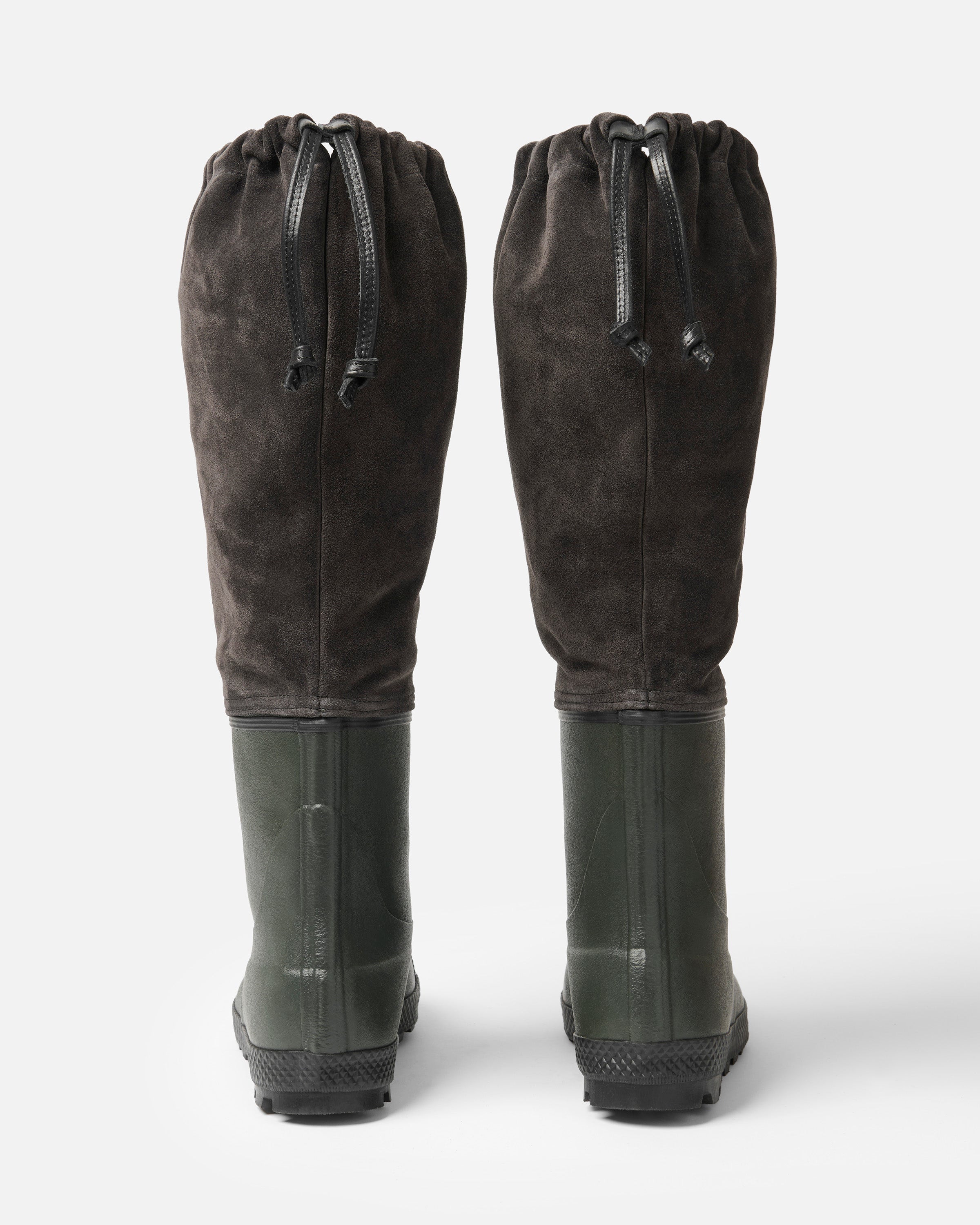 Rain boots velour anthracite
