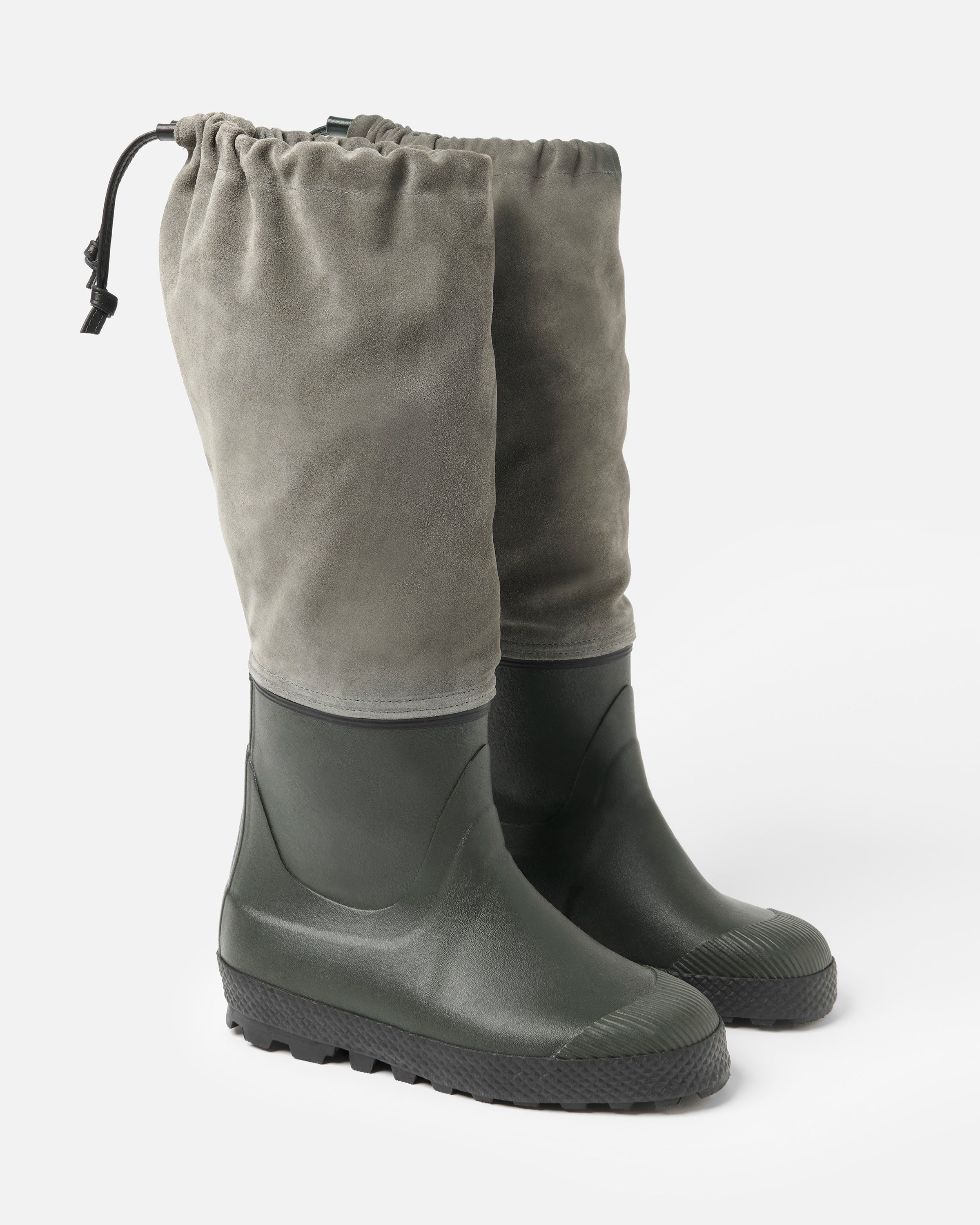 Rain boots velour grey
