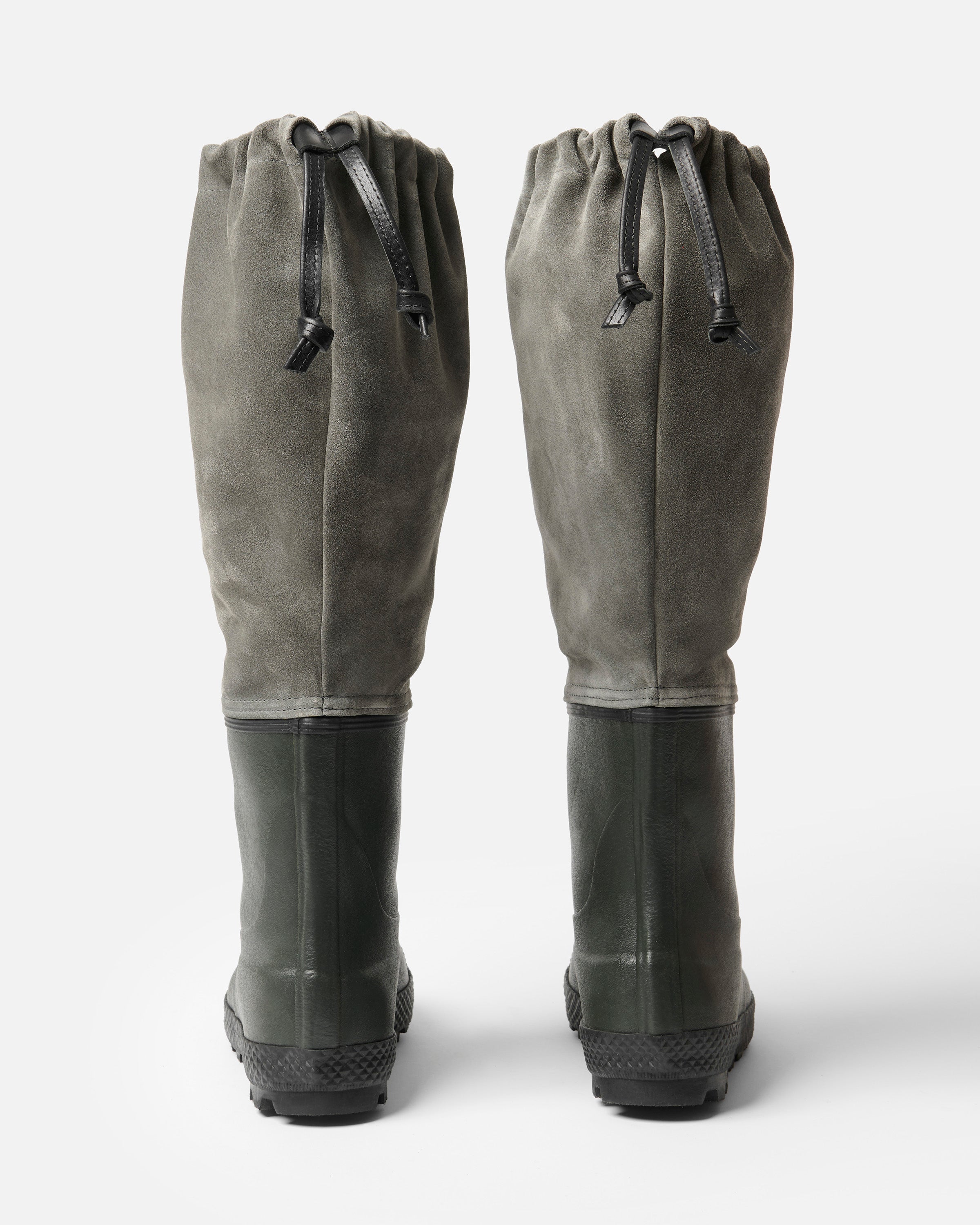 Rain boots velour grey