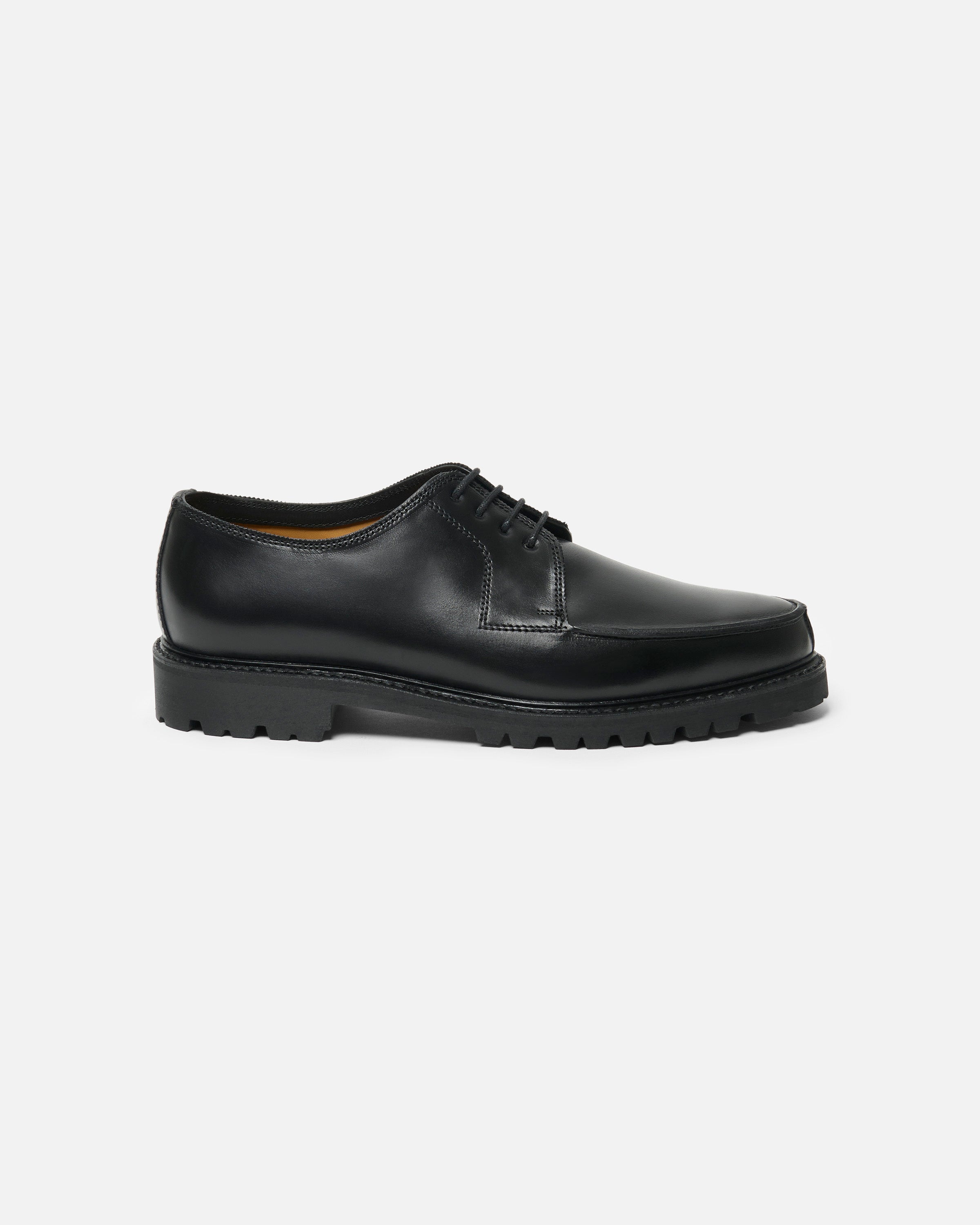 Norwegian derby leather lining black