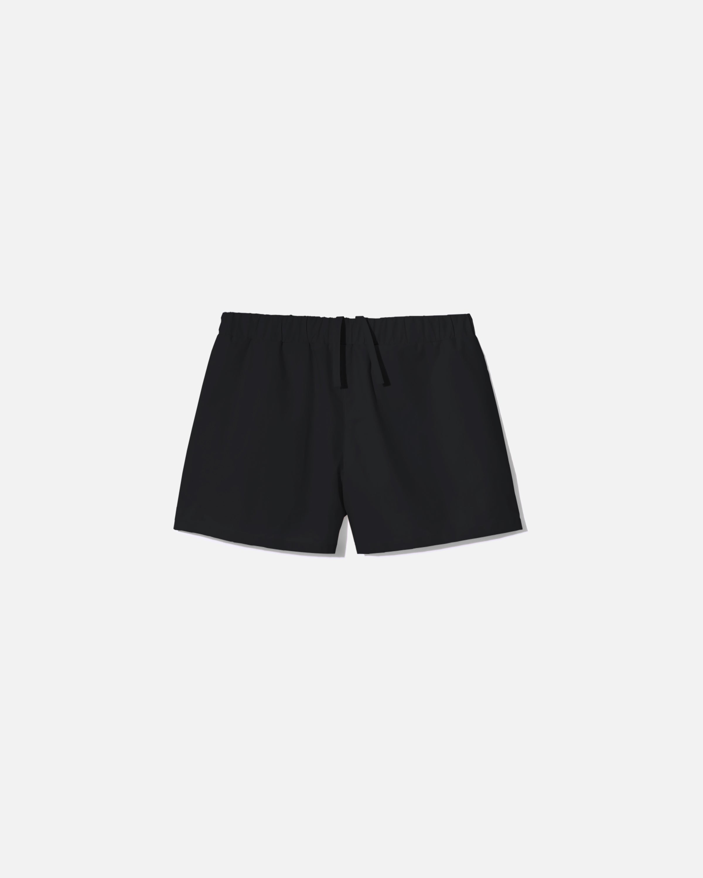 Shorts cotton waxed black