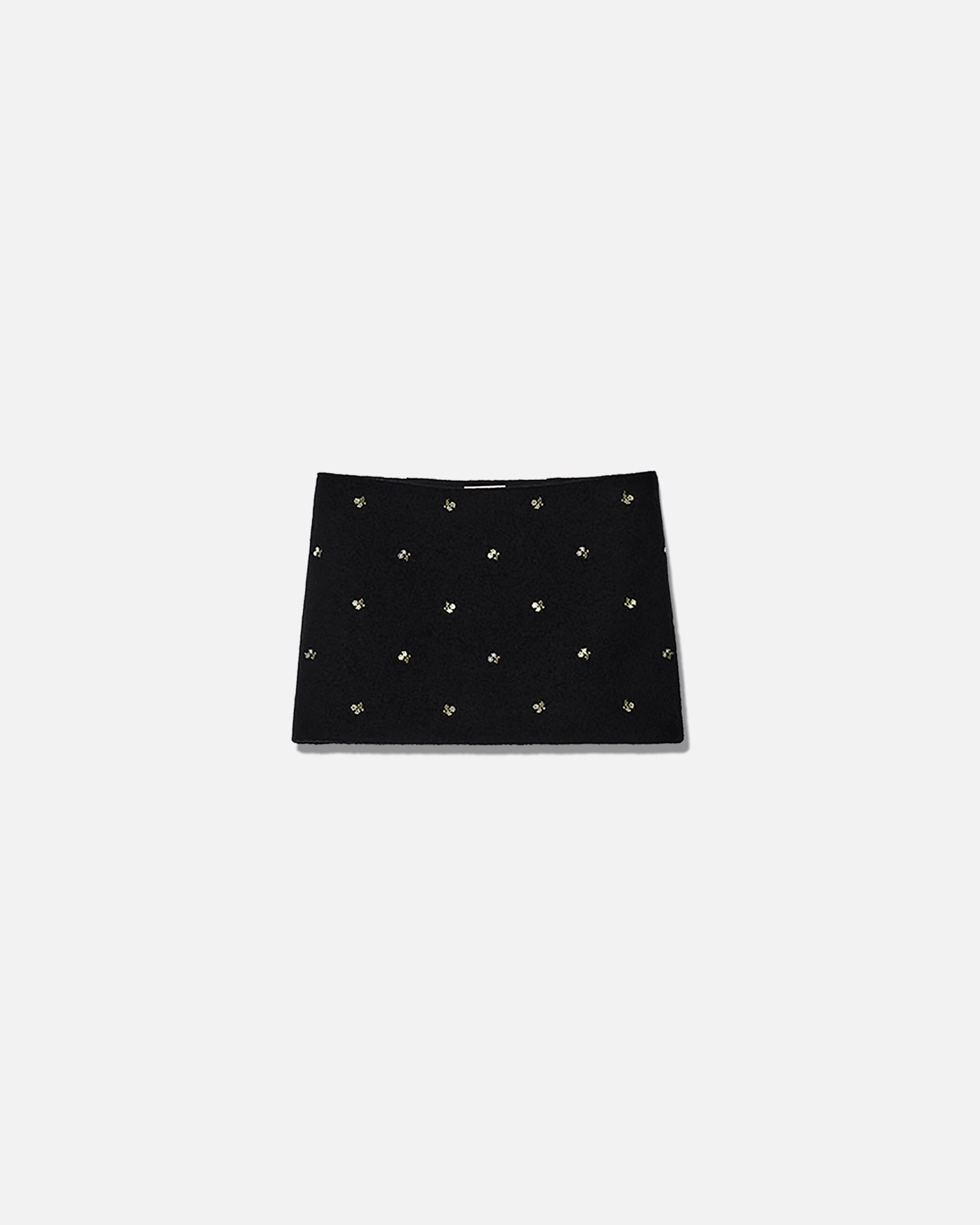 Walker skirt mini flowers black