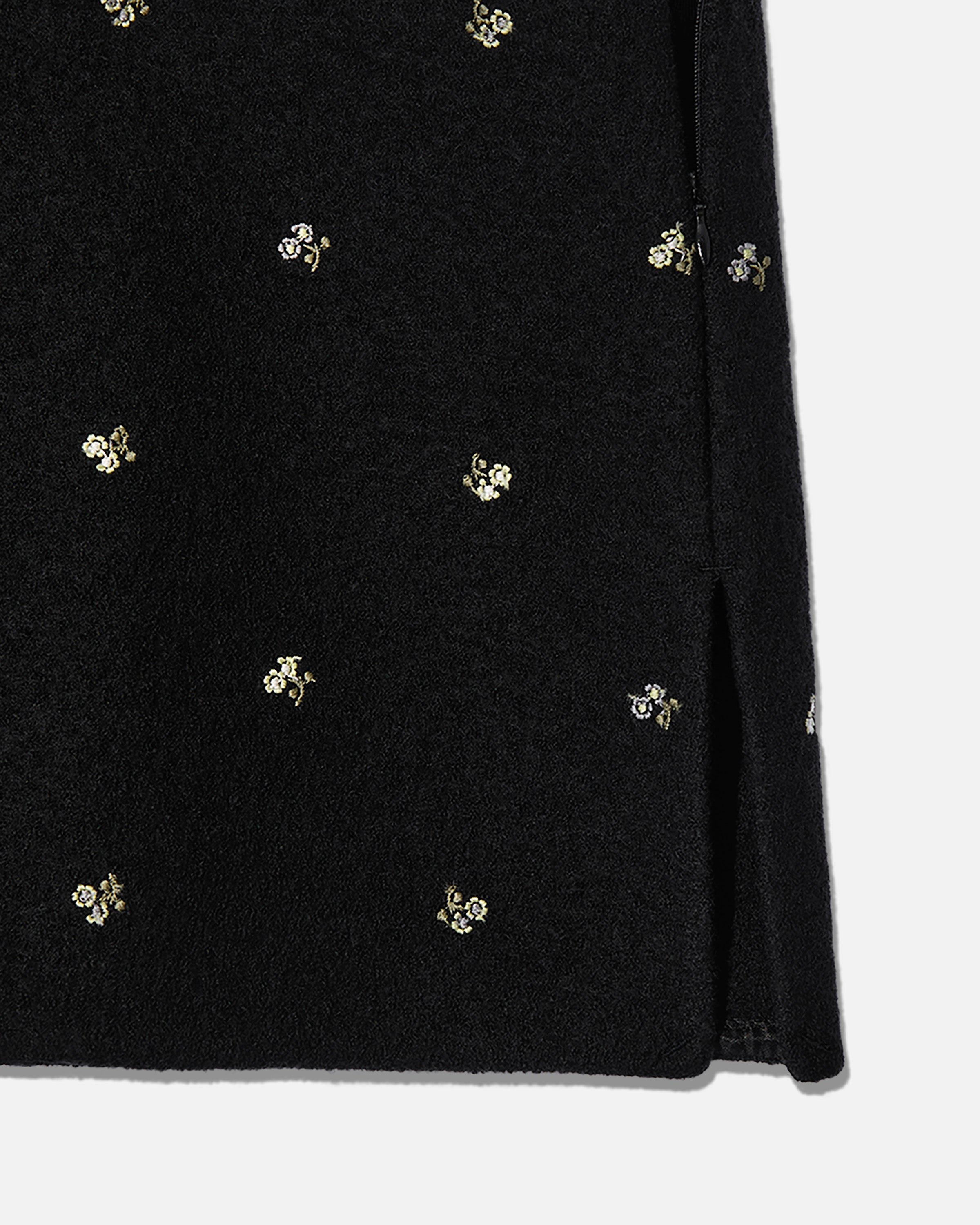 Walker skirt mini flowers black