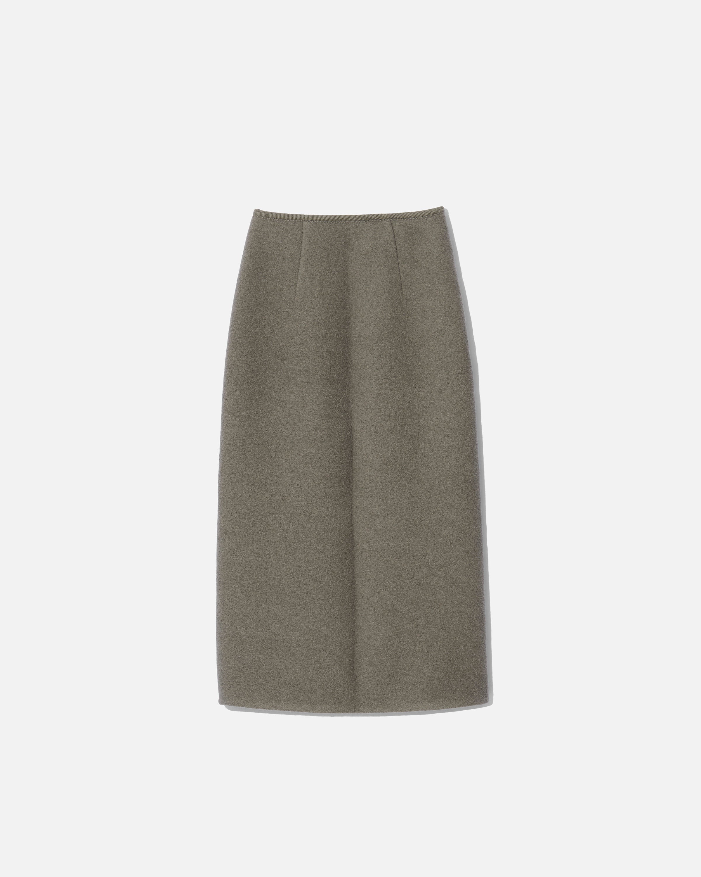 Walker wrap-skirt camoscio