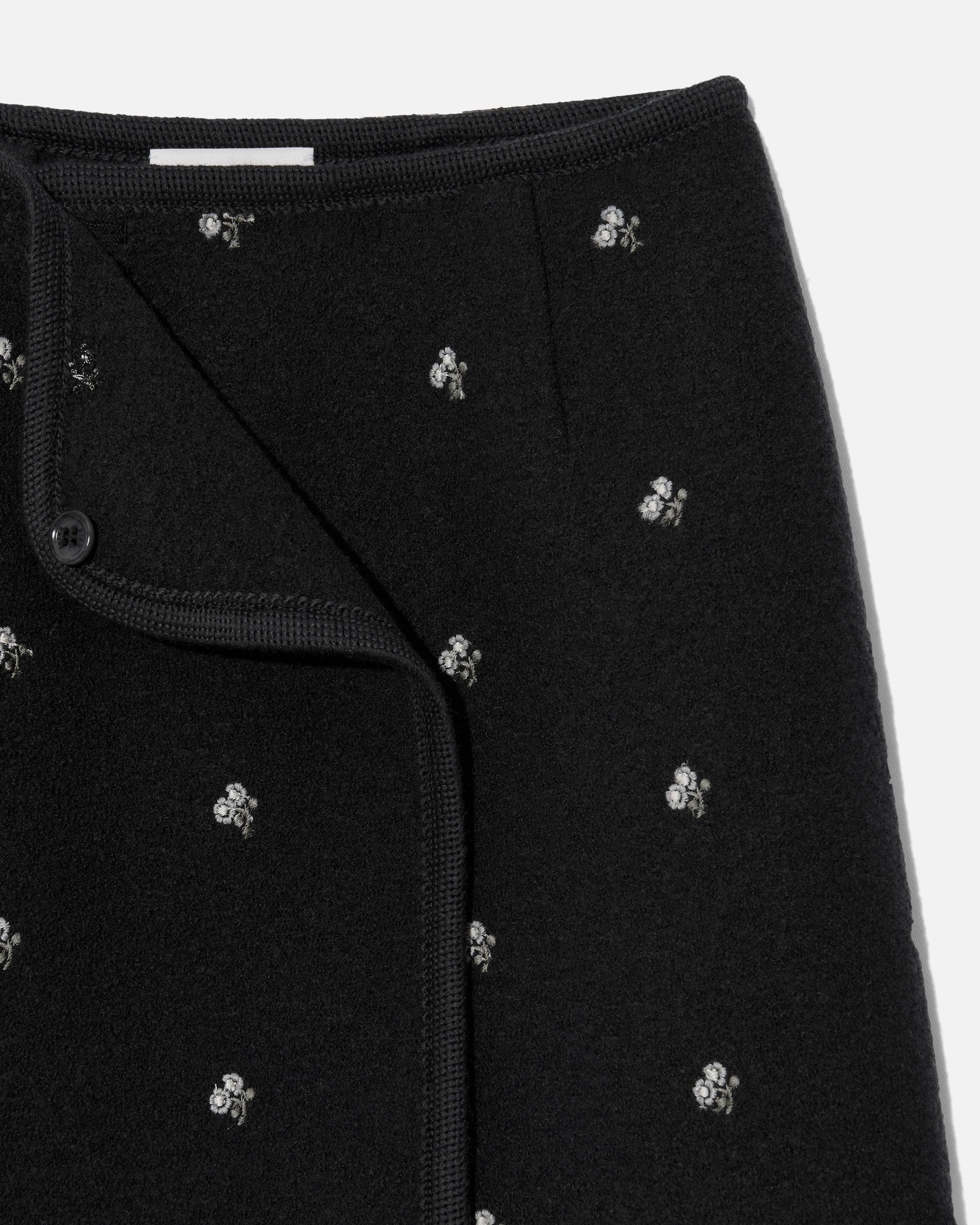 RIER, product: Walker wrap-skirt mini flowers black (fig. 3)