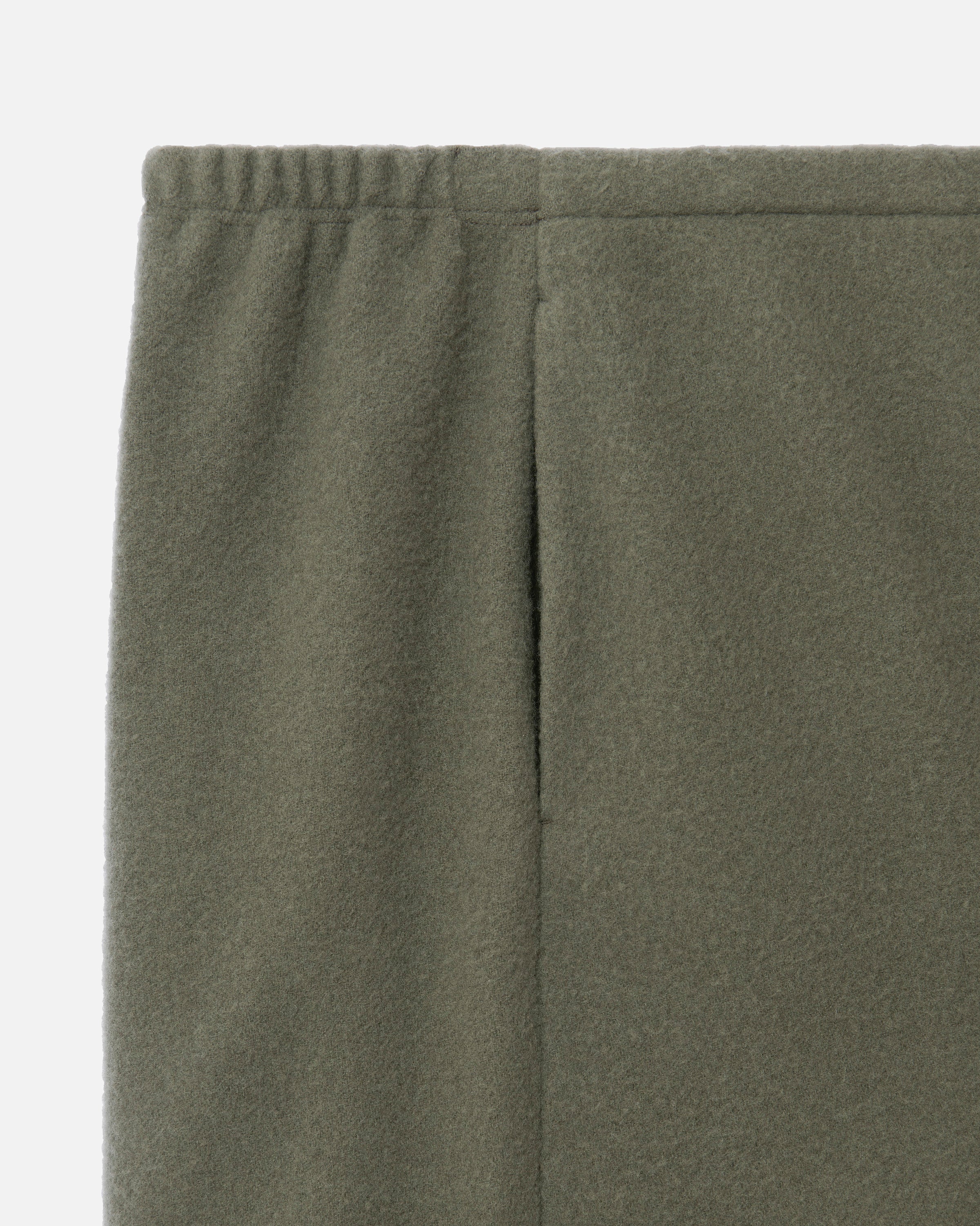 Fleece wrap-skirt camoscio