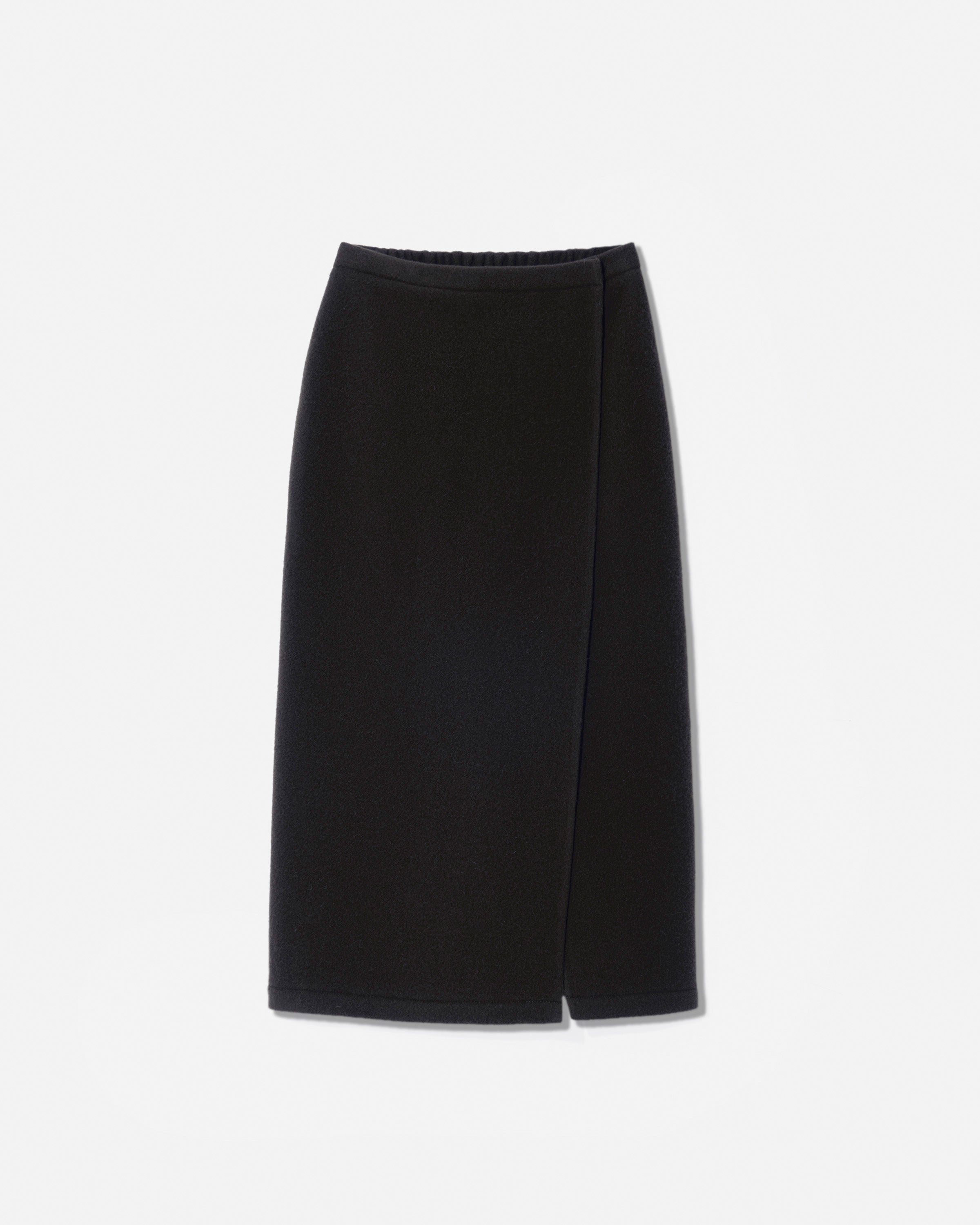 RIER, product: Fleece wrap skirt charbon (fig. 1)