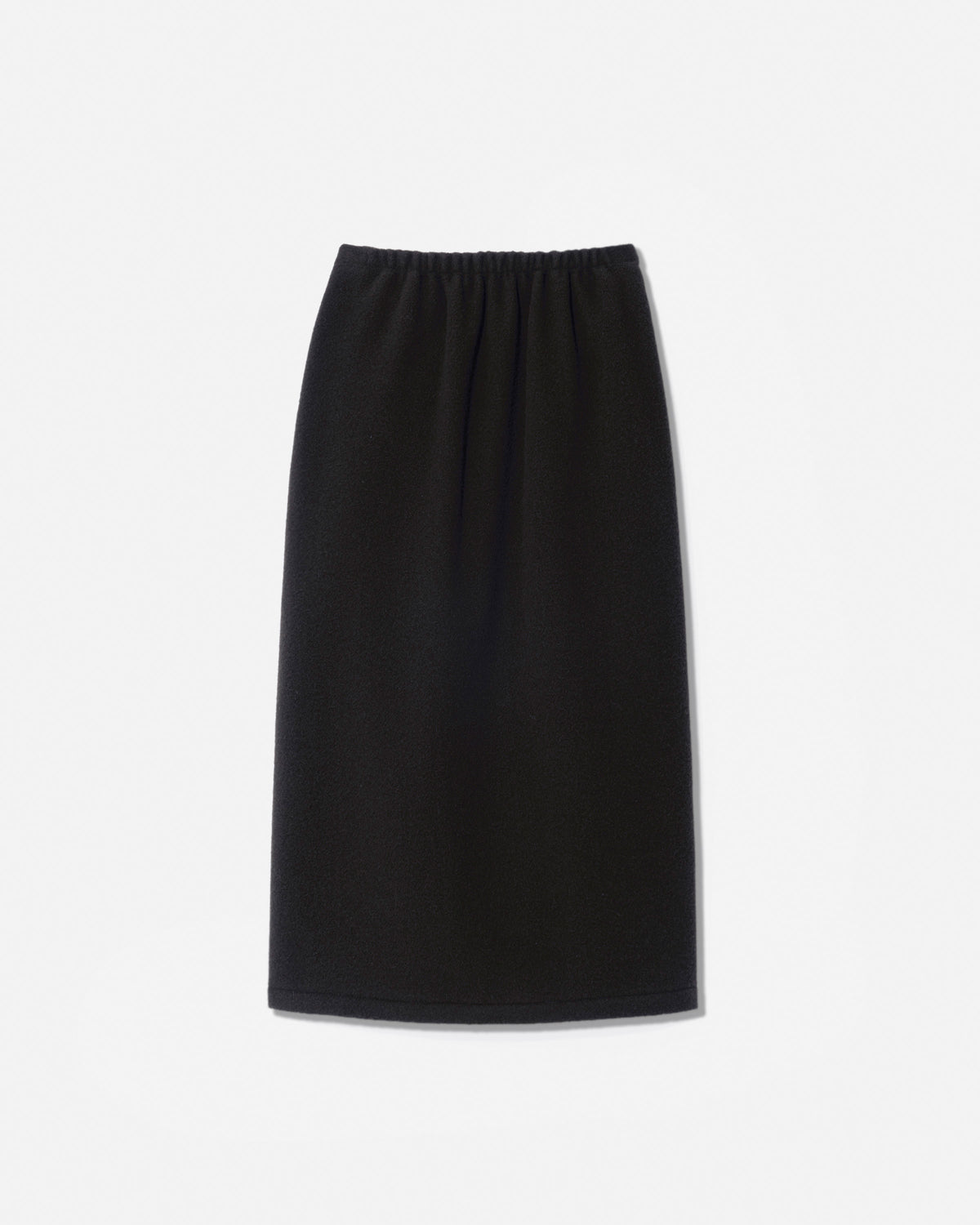 Fleece wrap skirt charbon