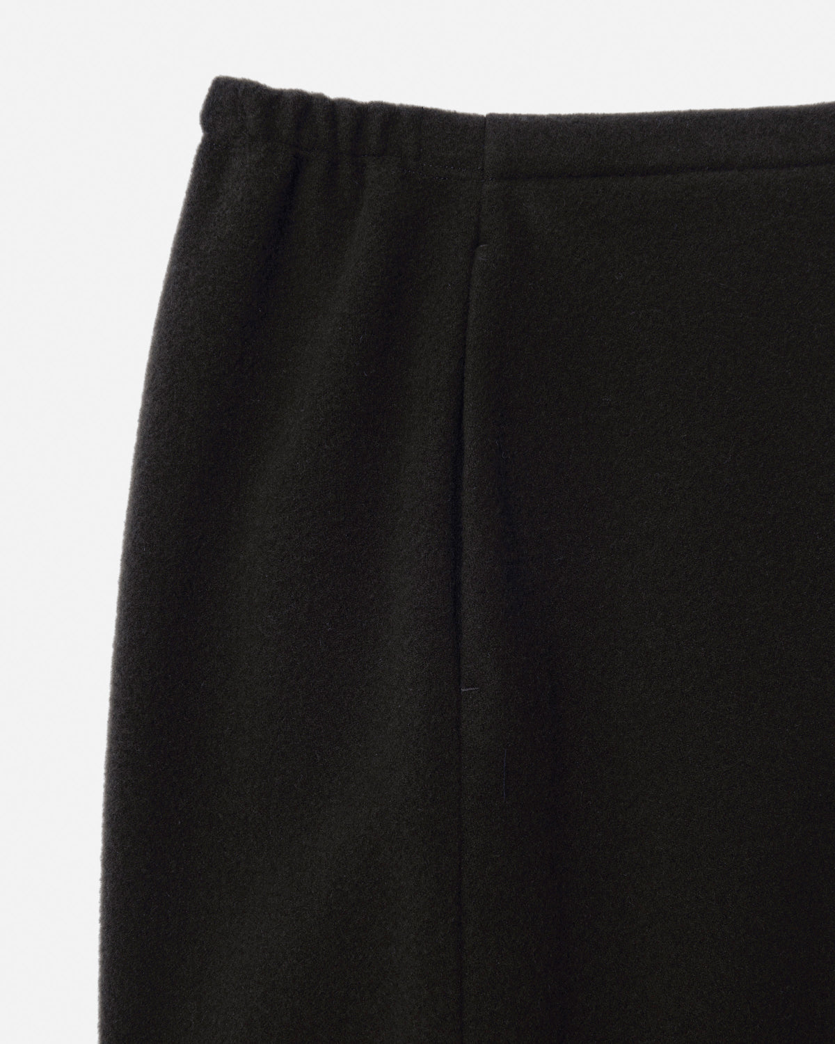 Fleece wrap skirt charbon