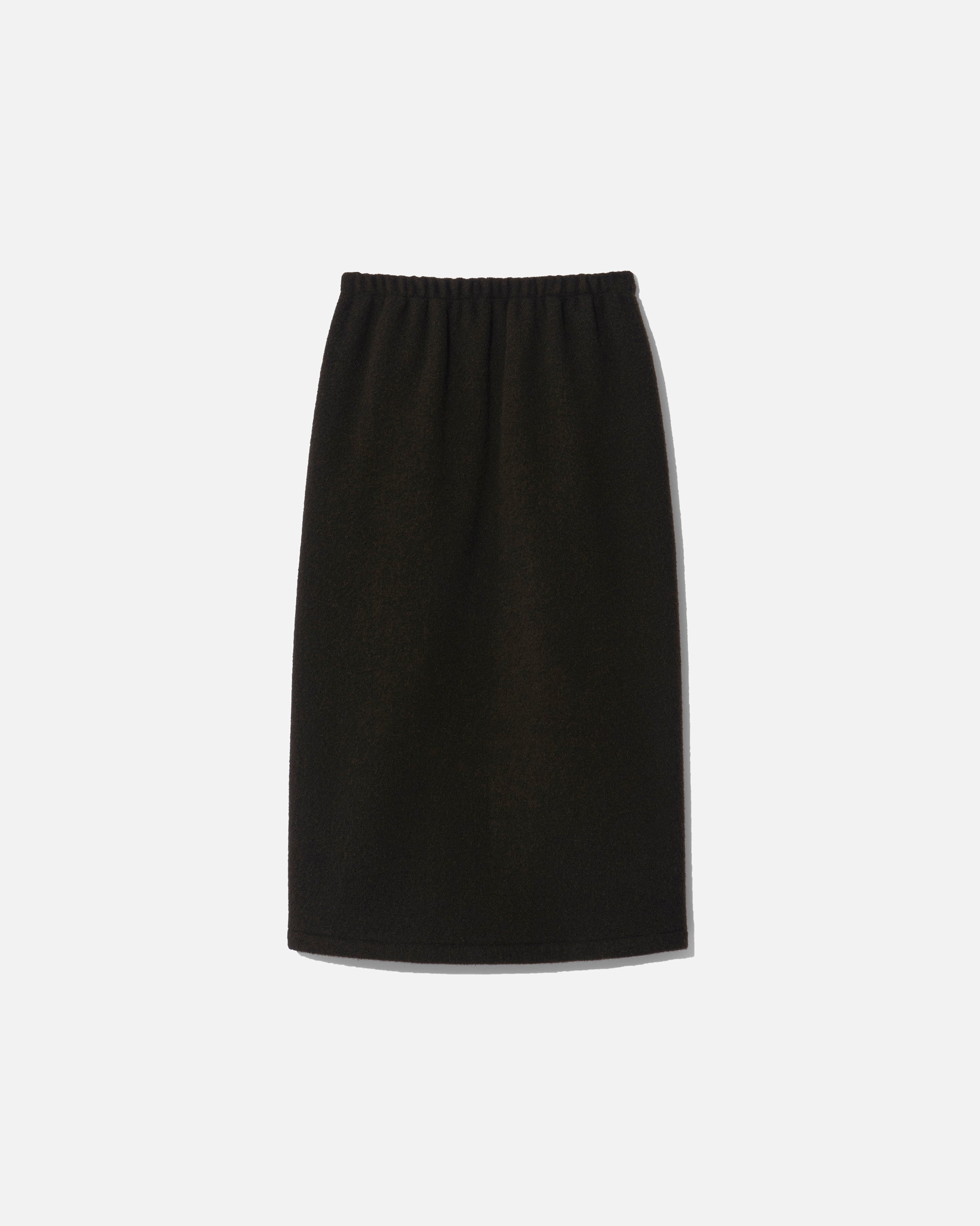 Fleece wrap-skirt tourbe