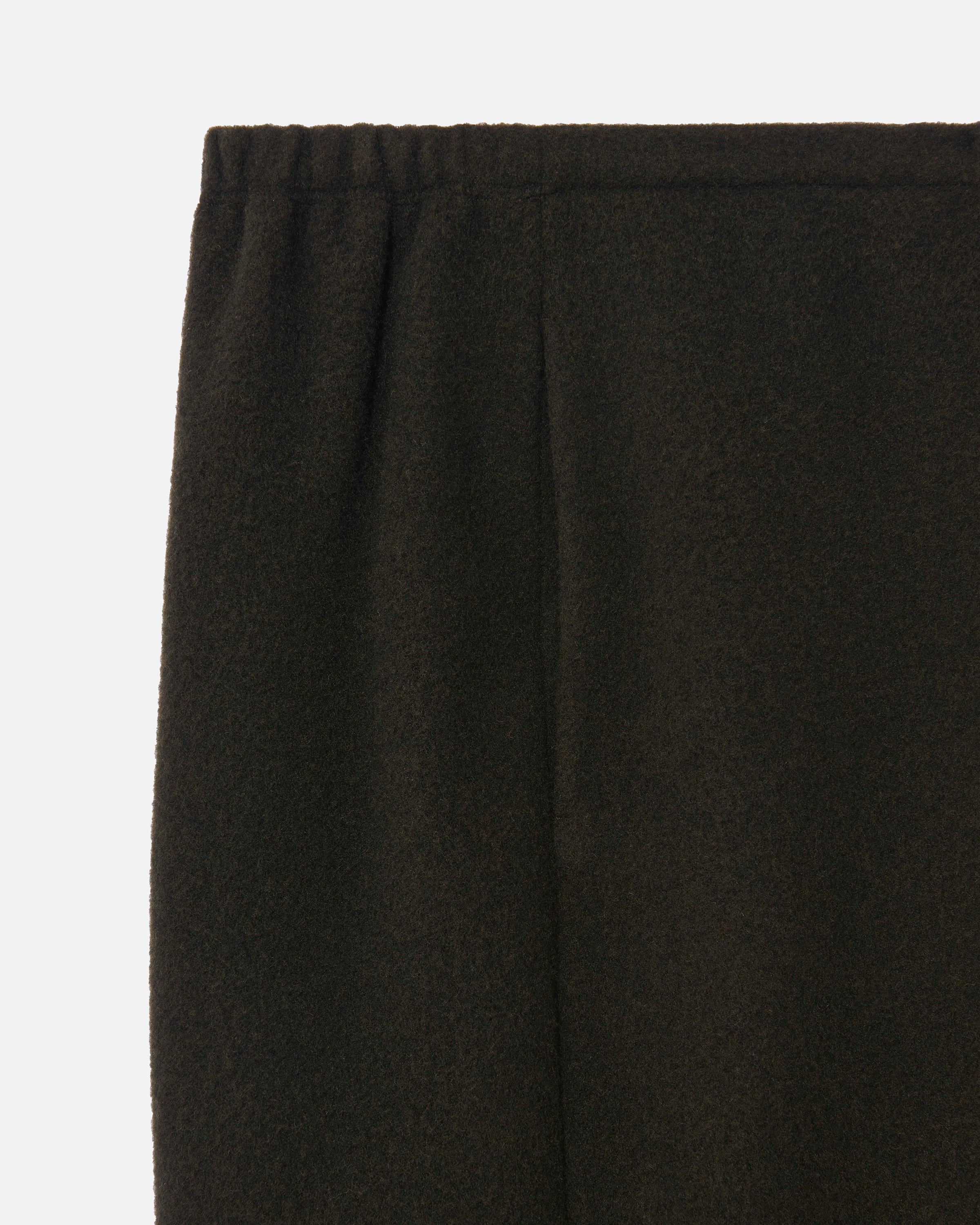 Fleece wrap-skirt tourbe