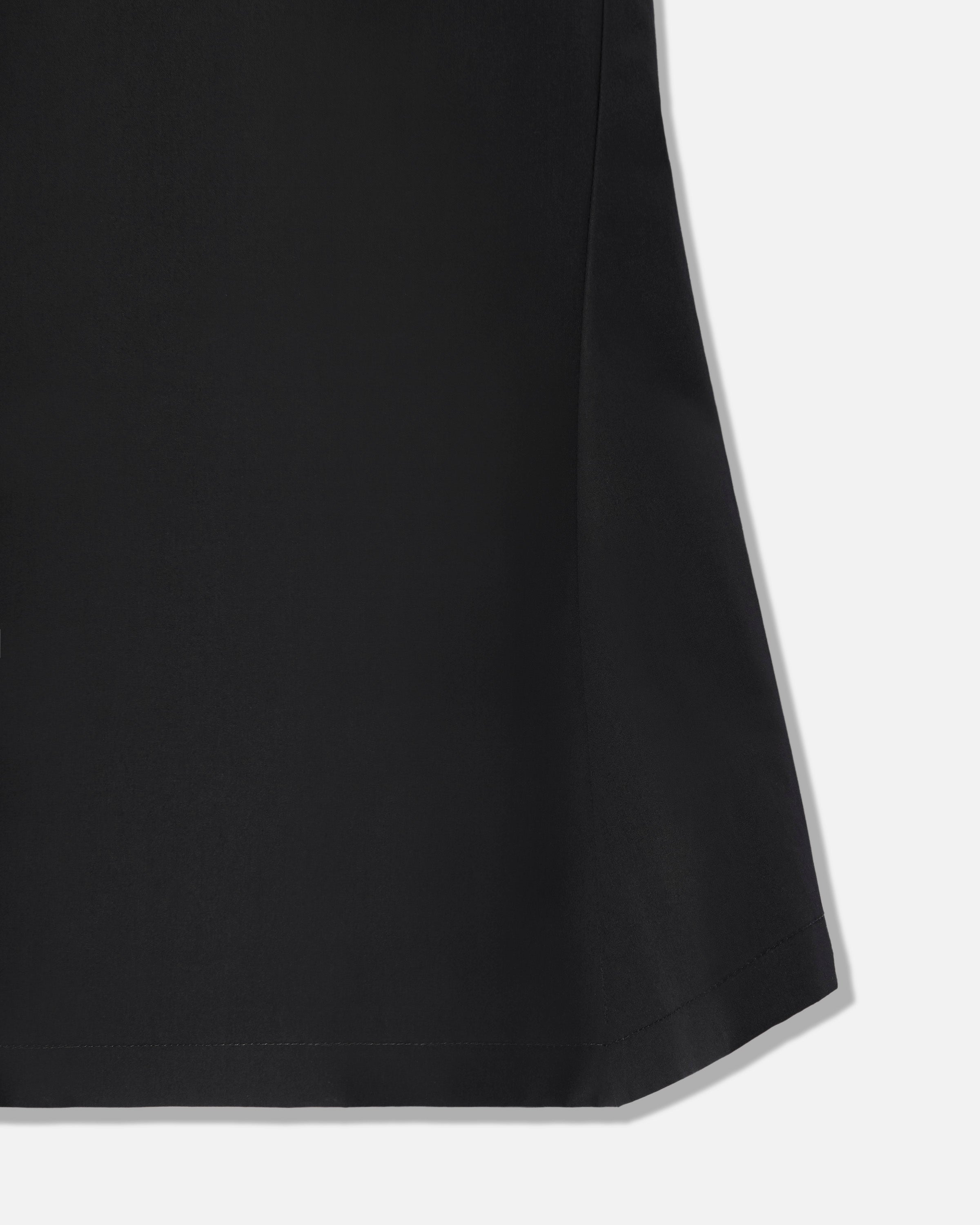 Skirt double cotton utility black