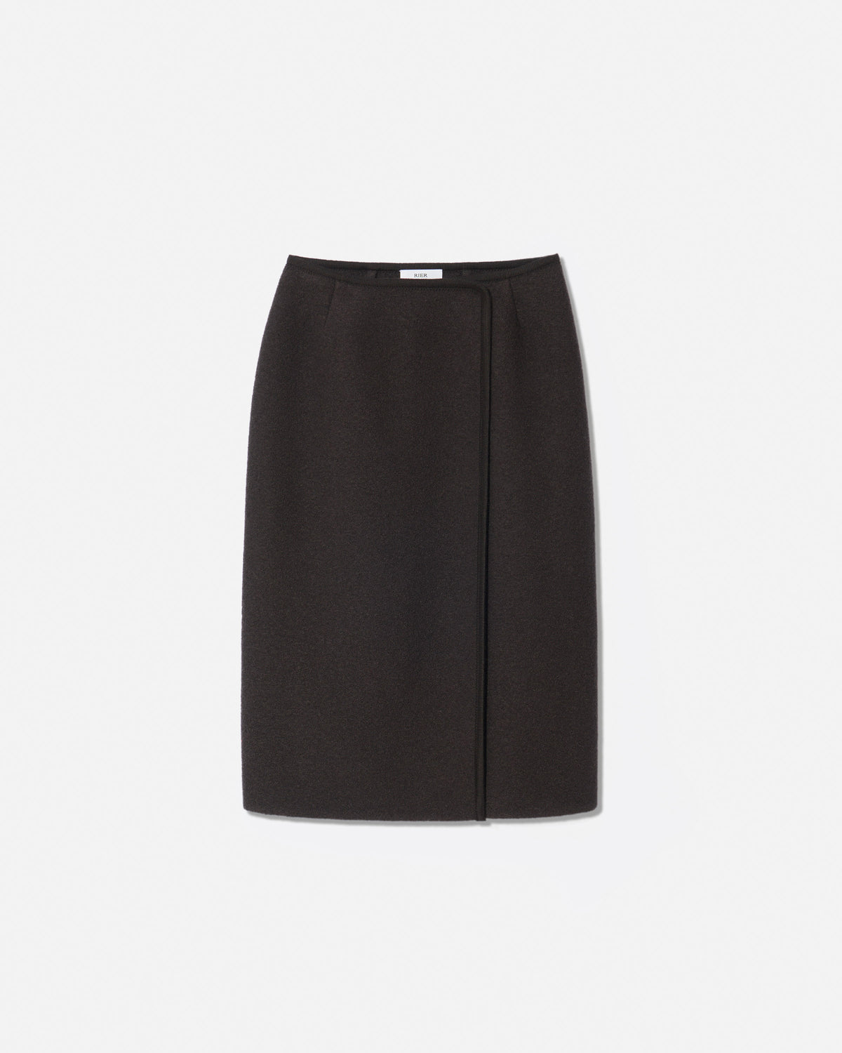 Walker wrap-skirt charbon