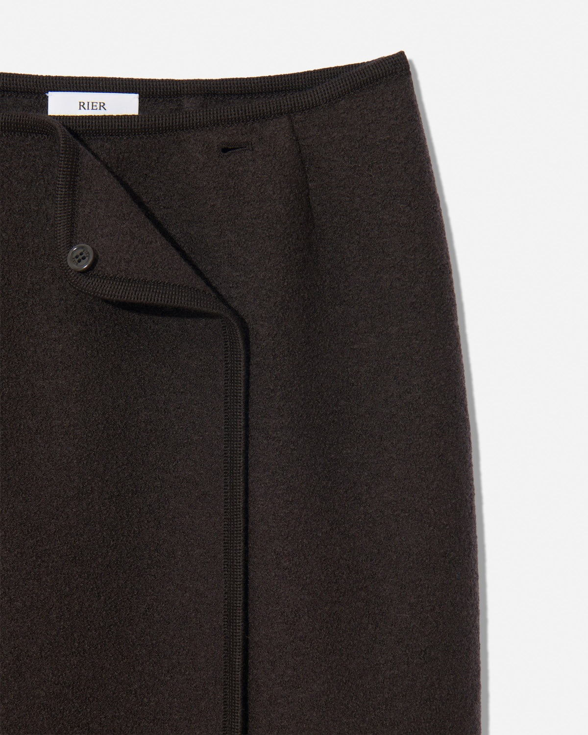 Walker wrap-skirt charbon