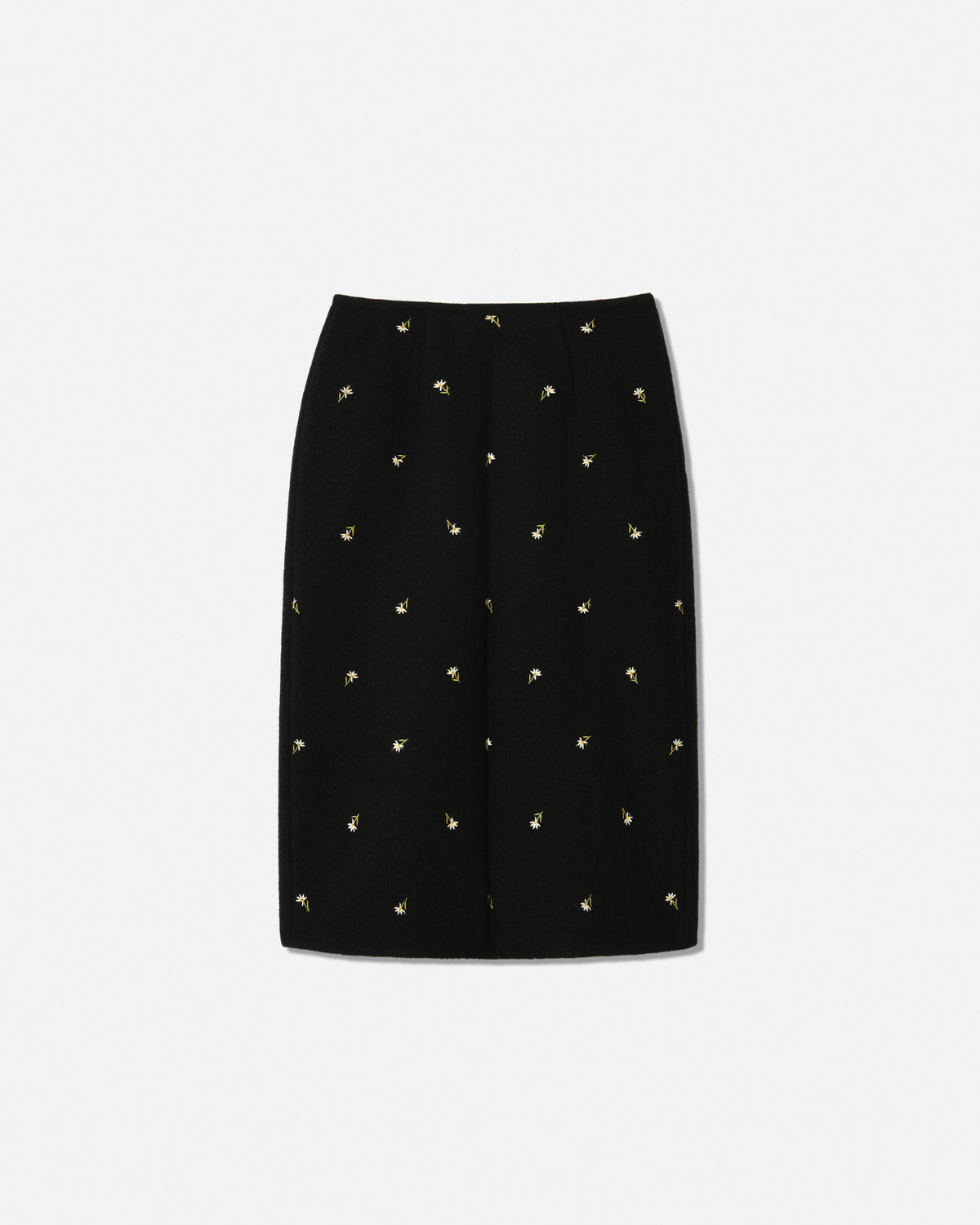 Walker wrap-skirt flowers black