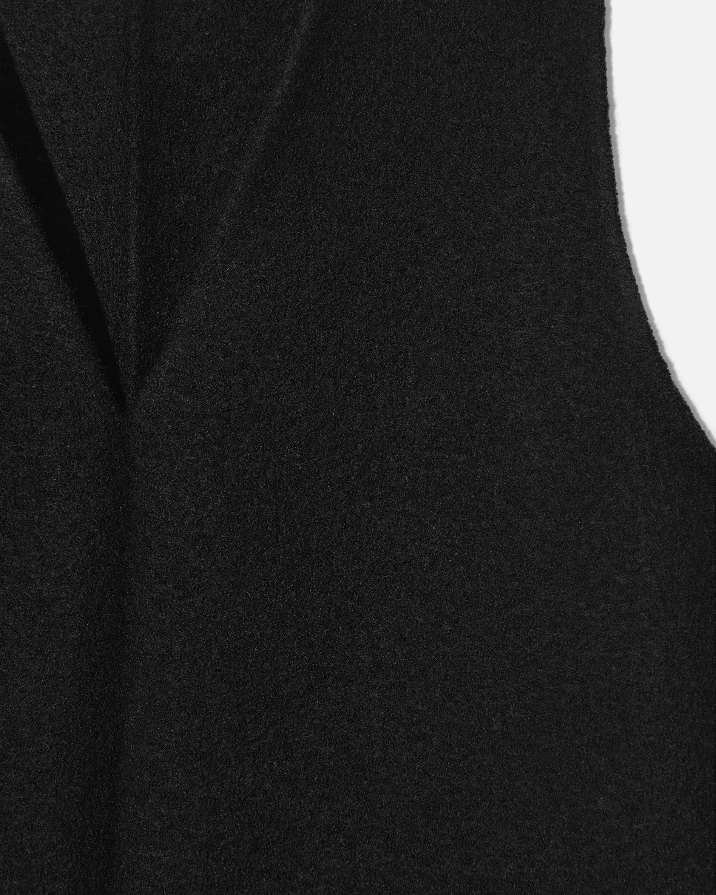 RIER PARIS ウールベスト RIER | Walker top black | 100% natural wool | made in