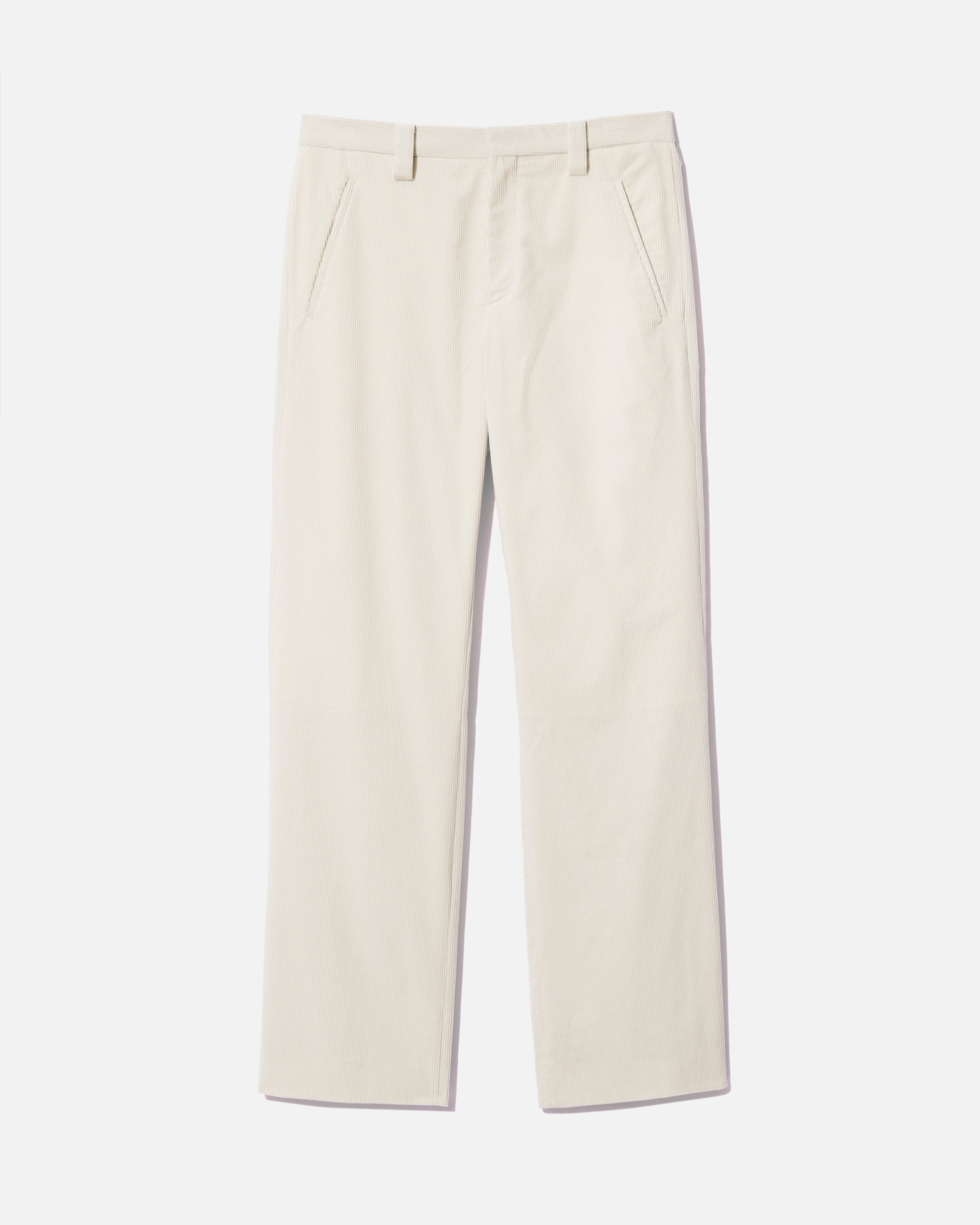 Rier Off-White Creased Trousers