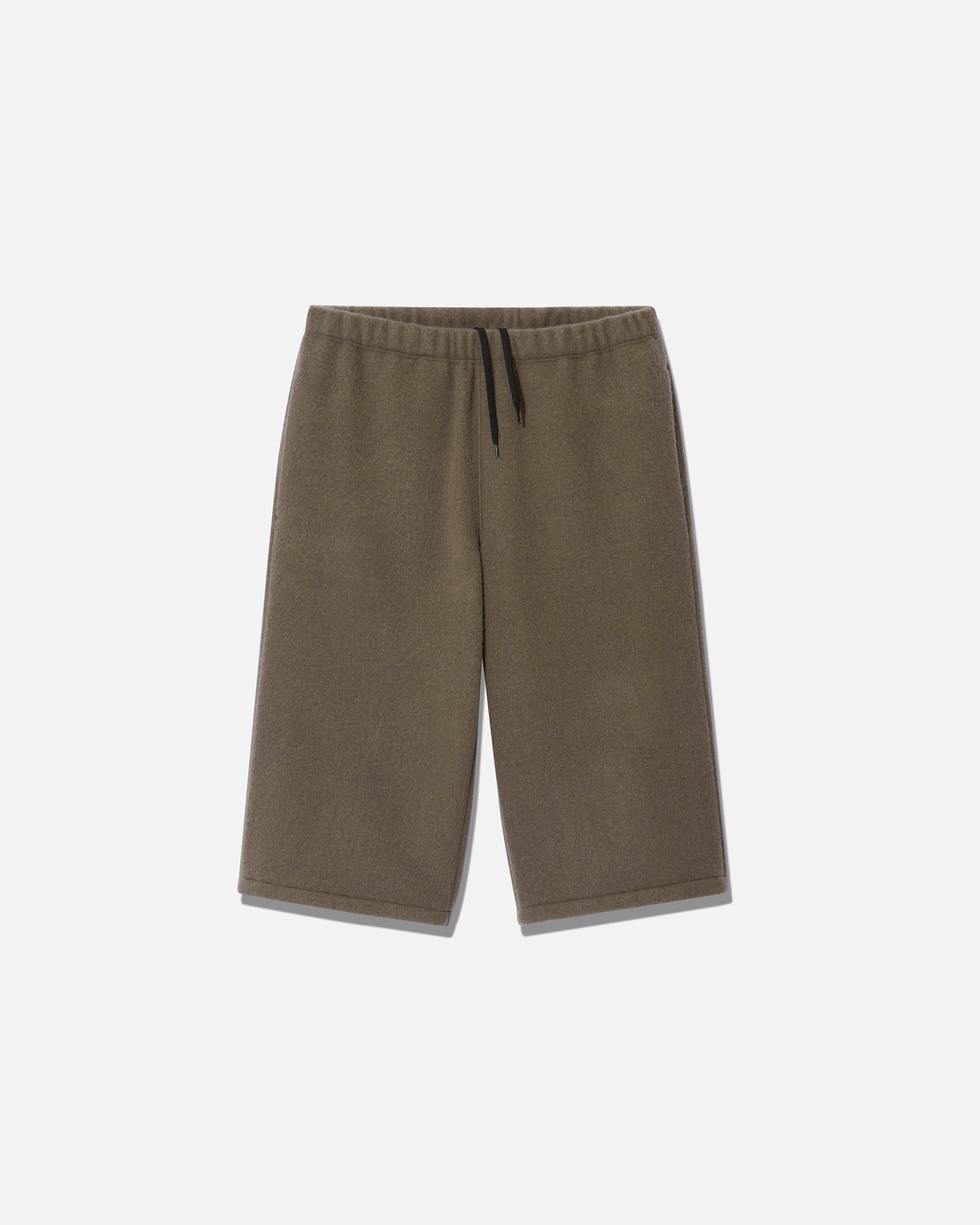 Fleece bermuda argile