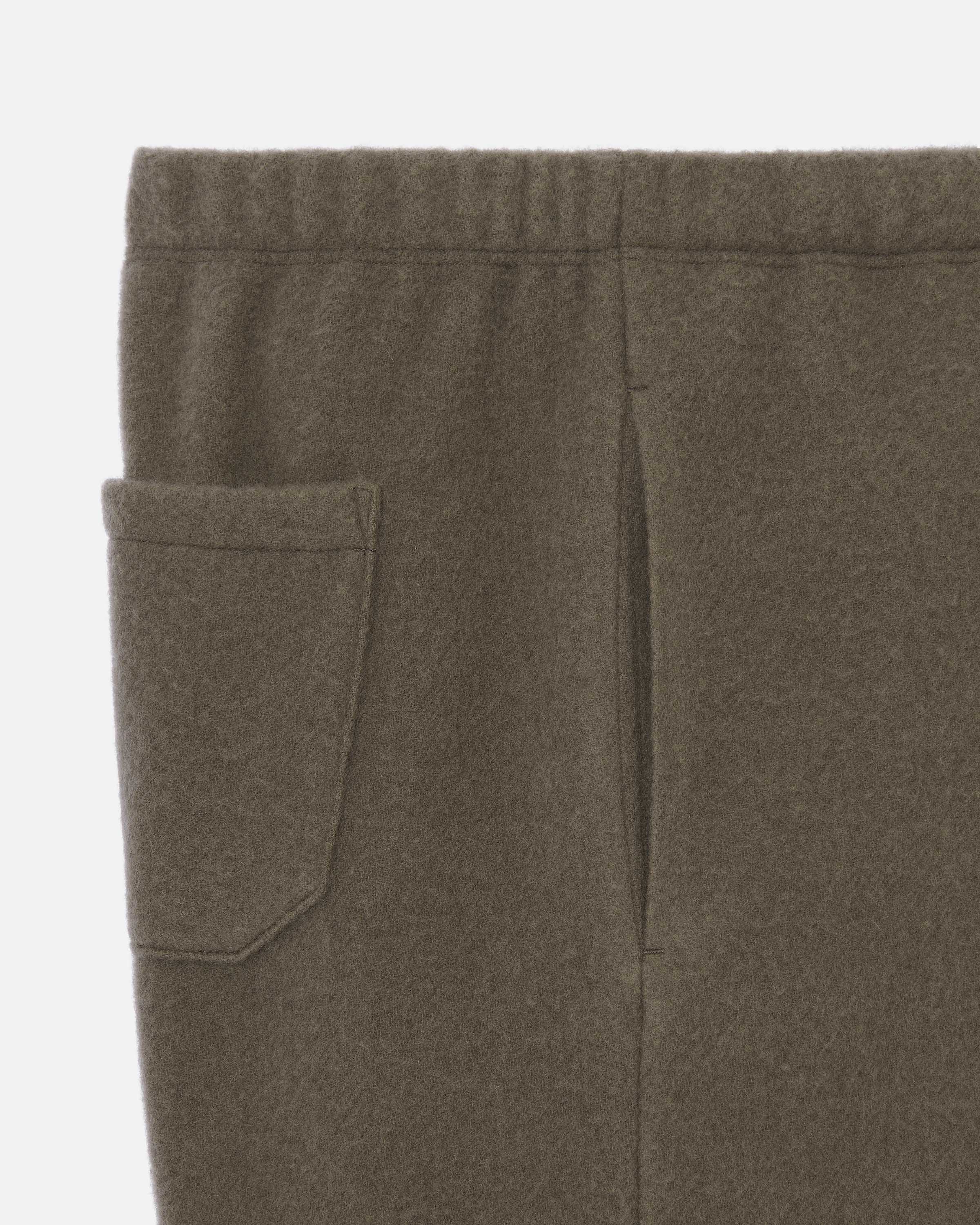 Fleece bermuda argile