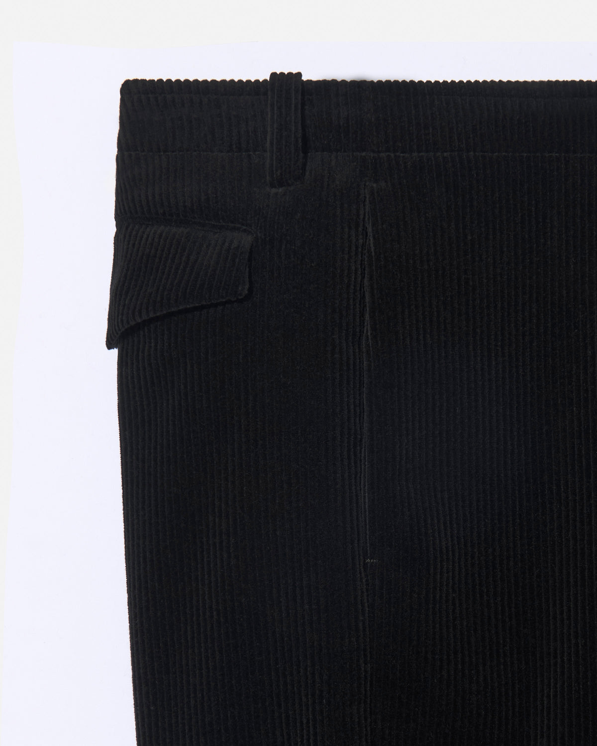 Trousers tyrolean corduroy black