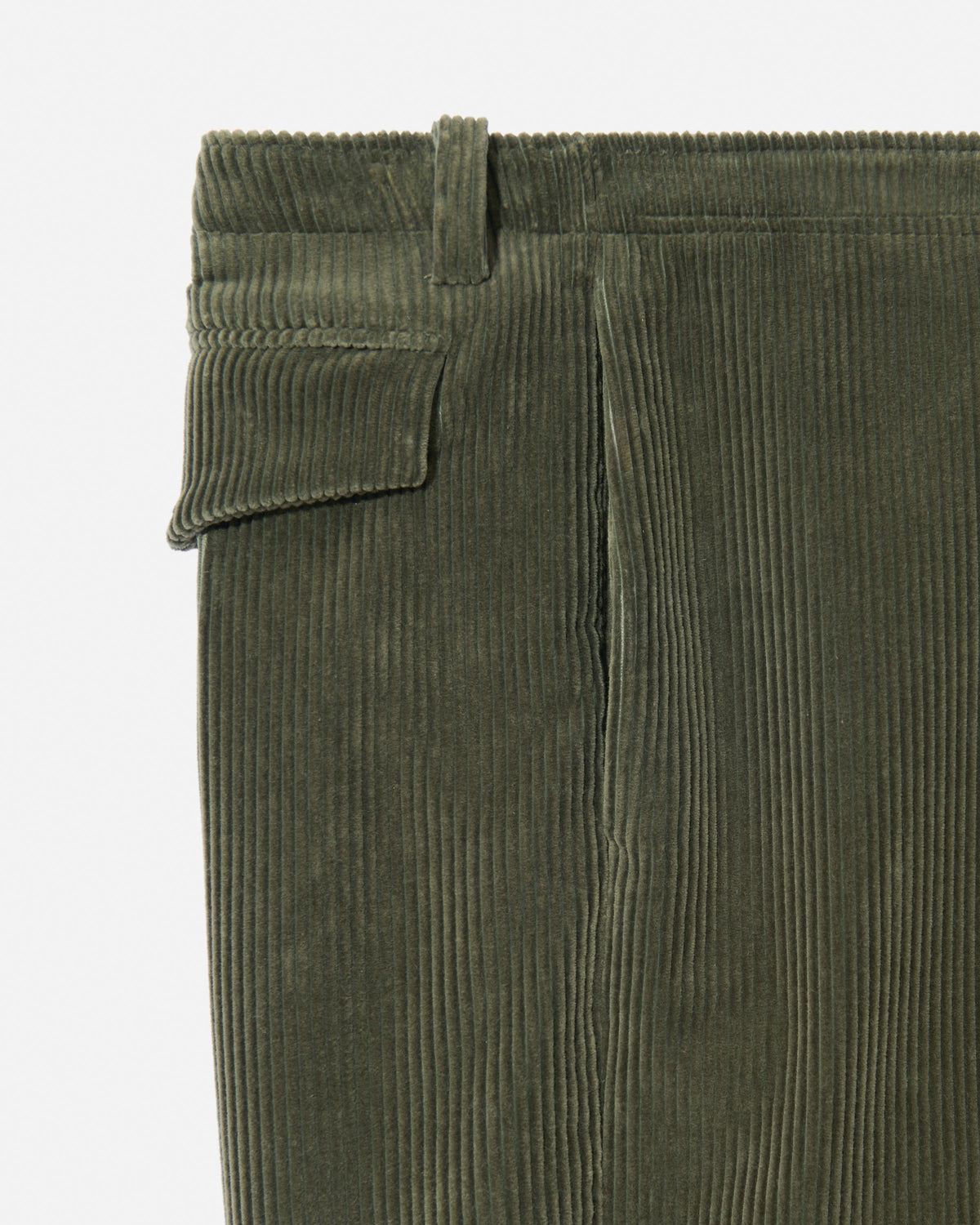 Trousers tyrolean corduroy zinc