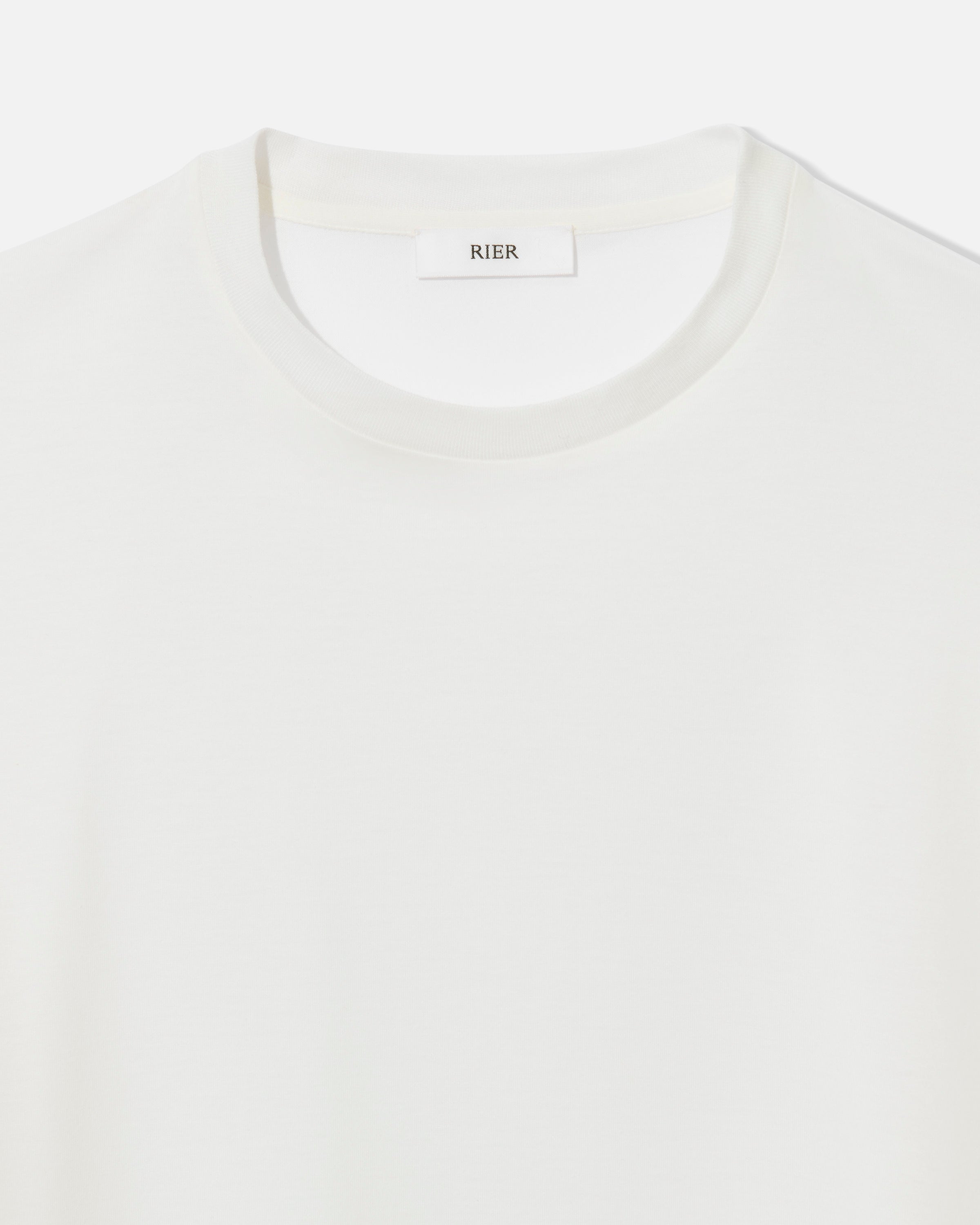 T-shirt roundneck jersey cotton natural