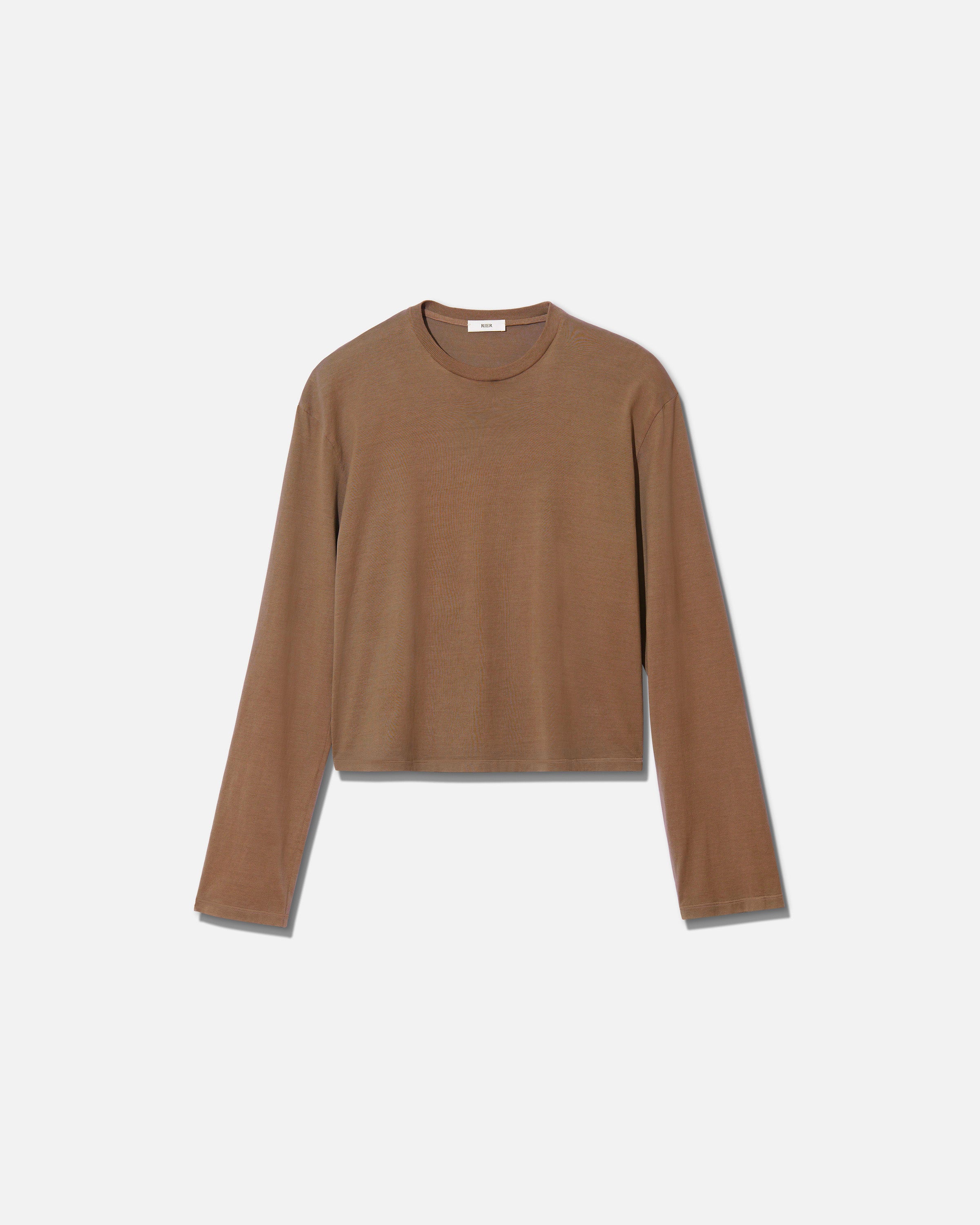 T-shirt crop jersey cotton castoro