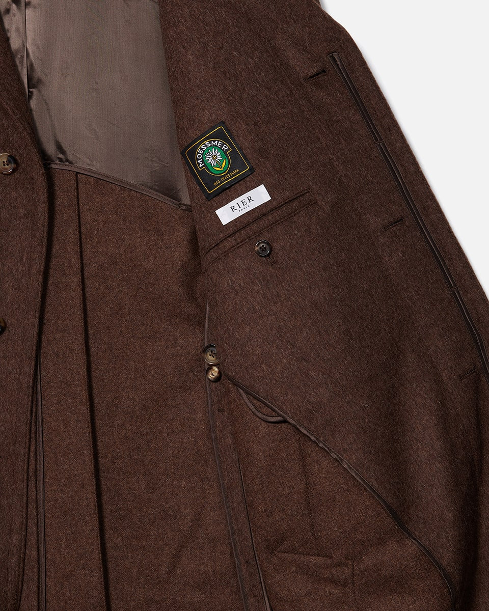 Loden coat classic treebark