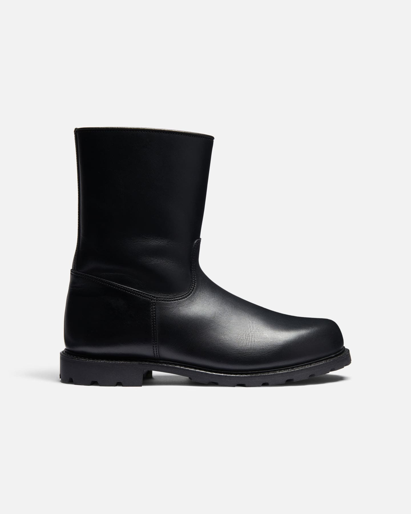Field boots black with shearling lining_02