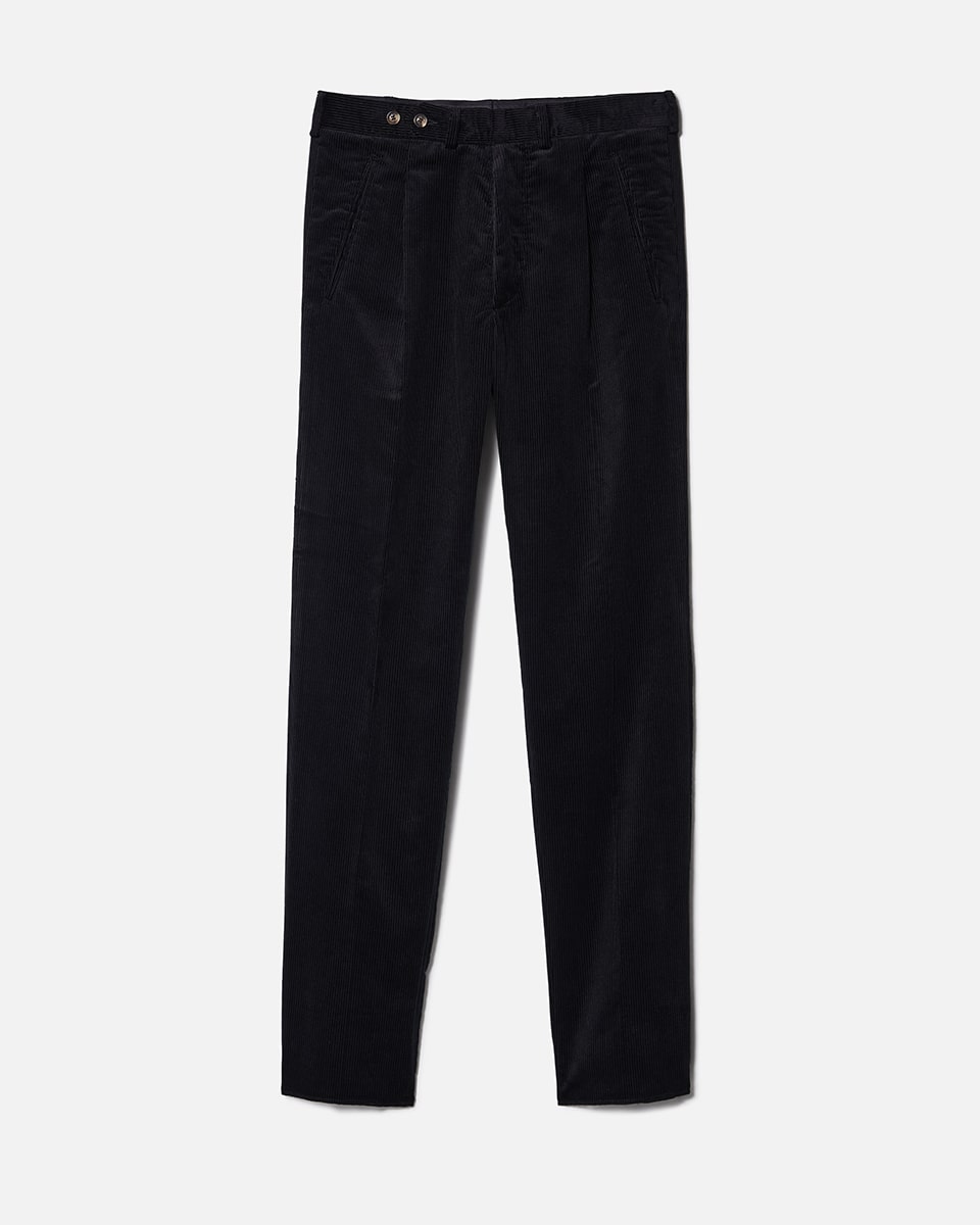 Trousers corduroy black