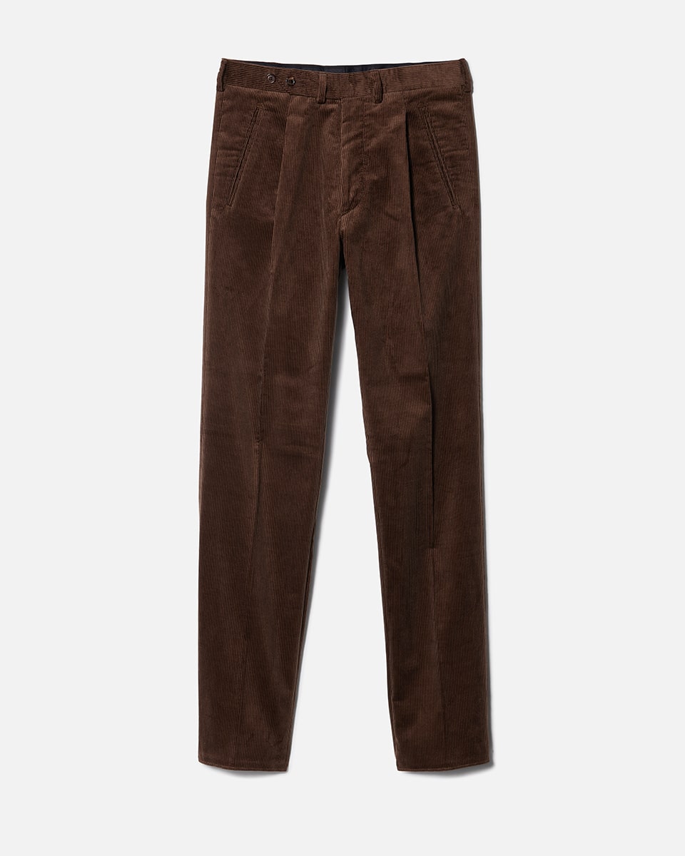 Trousers corduroy hazelnut